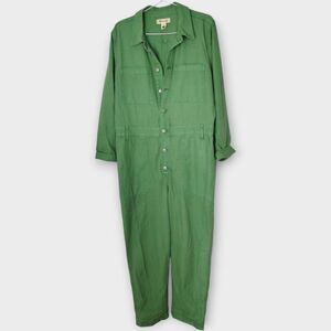 Madewell Green Jumpsuit
